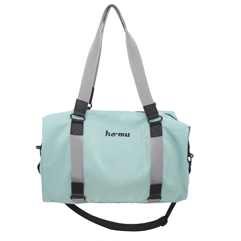 Korean-style trendy and lightweight swimming fitness bag, couple style single-shoulder crossbody sports storage bag, short business trip travel bag Item Picture