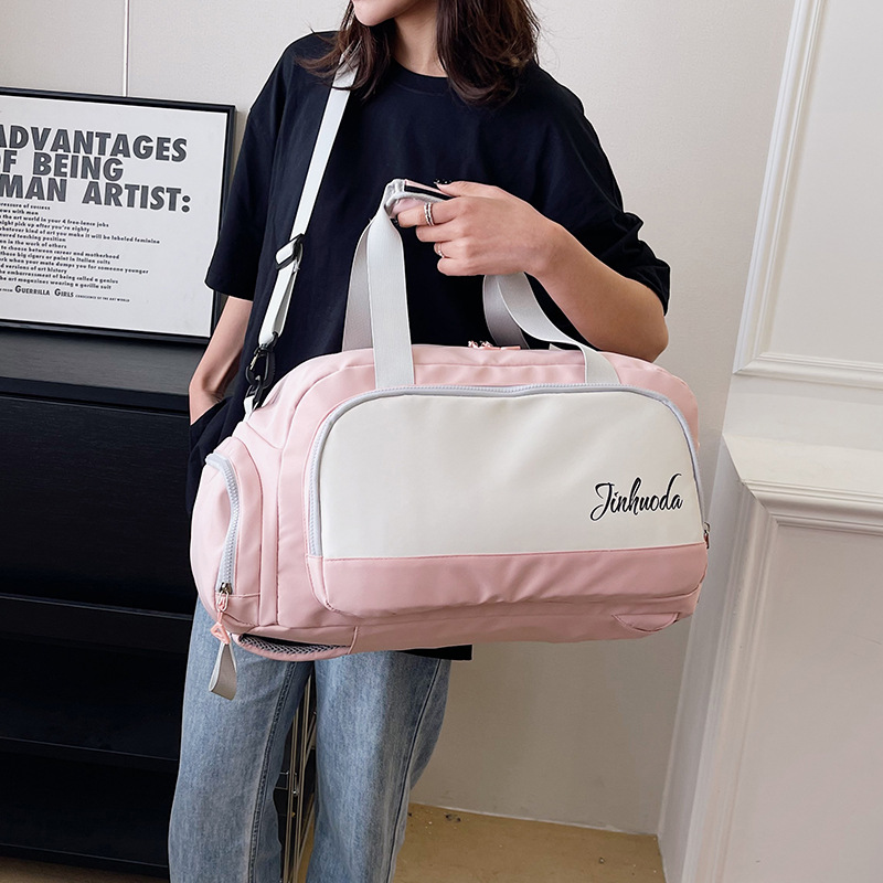 Fitness bag, women's sports backpack, multi-functional shoe compartment, large-capacity waterproof handbag, travel bag, swimming bag details Picture