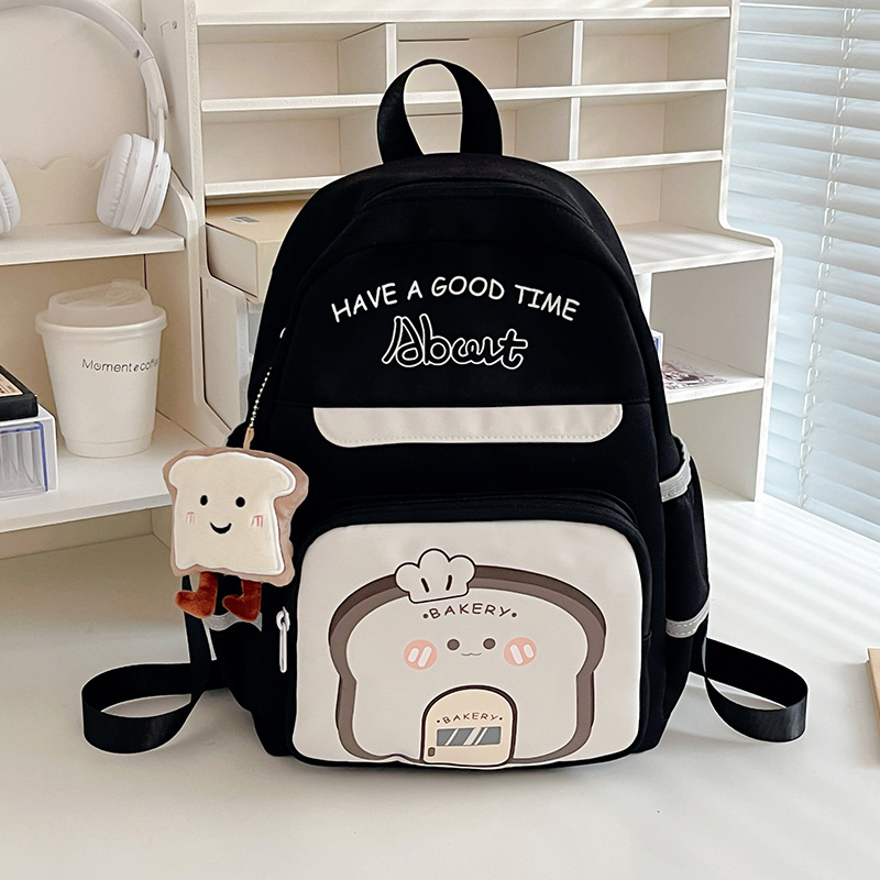 Study tour backpacks, children's travel backpacks, girls' campus cartoon schoolbags for junior and senior high school students Specification drawing