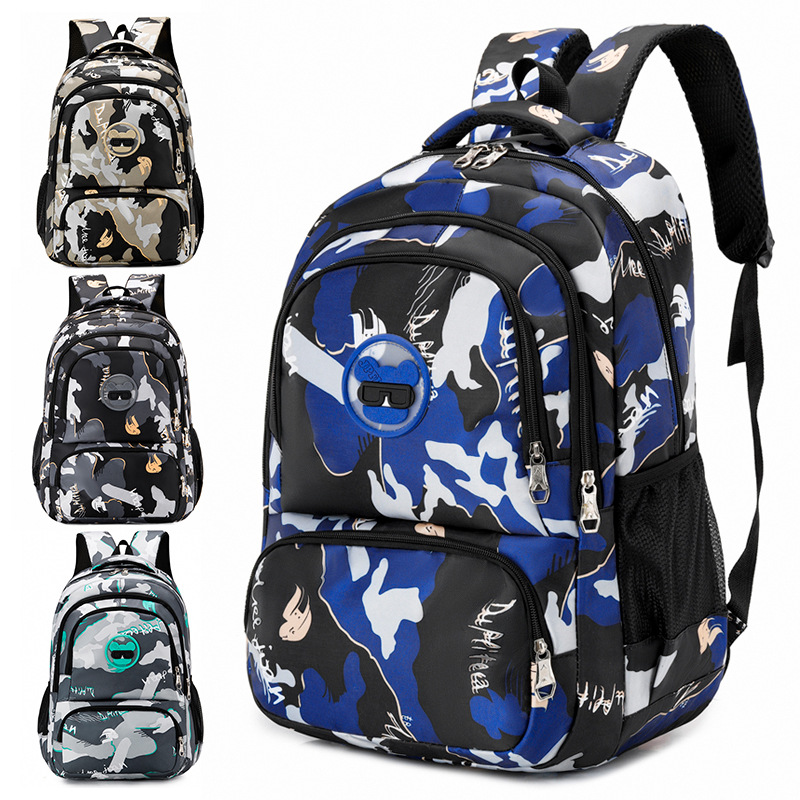 The new cross-border casual backpack with large capacity is a fashionable and simple college student backpack for travel and commuting full figure