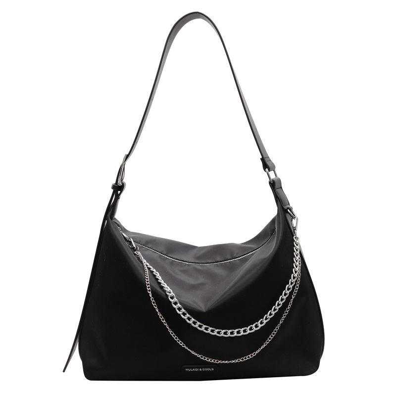 New women's tote handbag 2025, trendy, high-end and high-quality, a niche French thick chain underarm crossbody bag Item Picture