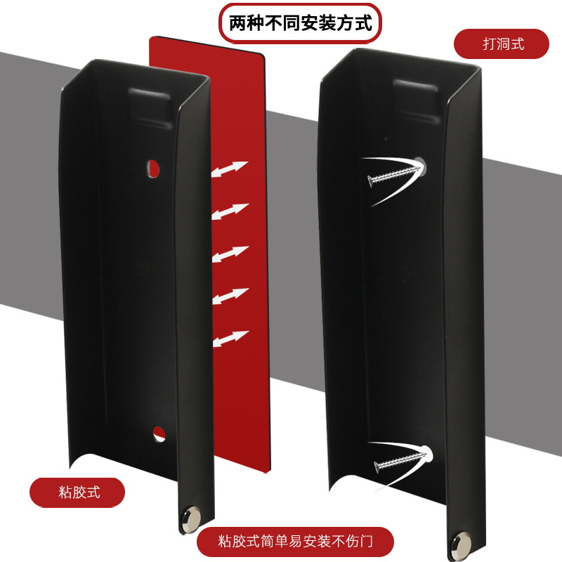 Factory metal foot pedal door stop, stainless steel automatic door stop, door stop, safety windproof and anti-slip card, magnetic door clamp Application Scenario