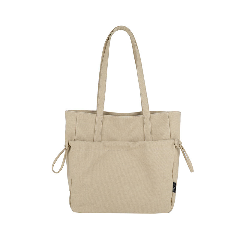 Tote Bag Autumn New large-capacity women's bag, simple and versatile for college students, commuting nylon women's single-shoulder bag Item Picture