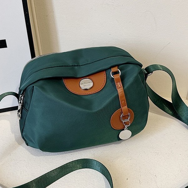 Nylon crossbody bag for women, 2024 new style fashionable mom bag, casual and fashionable fabric single-shoulder small bag, shell bag for women full figure