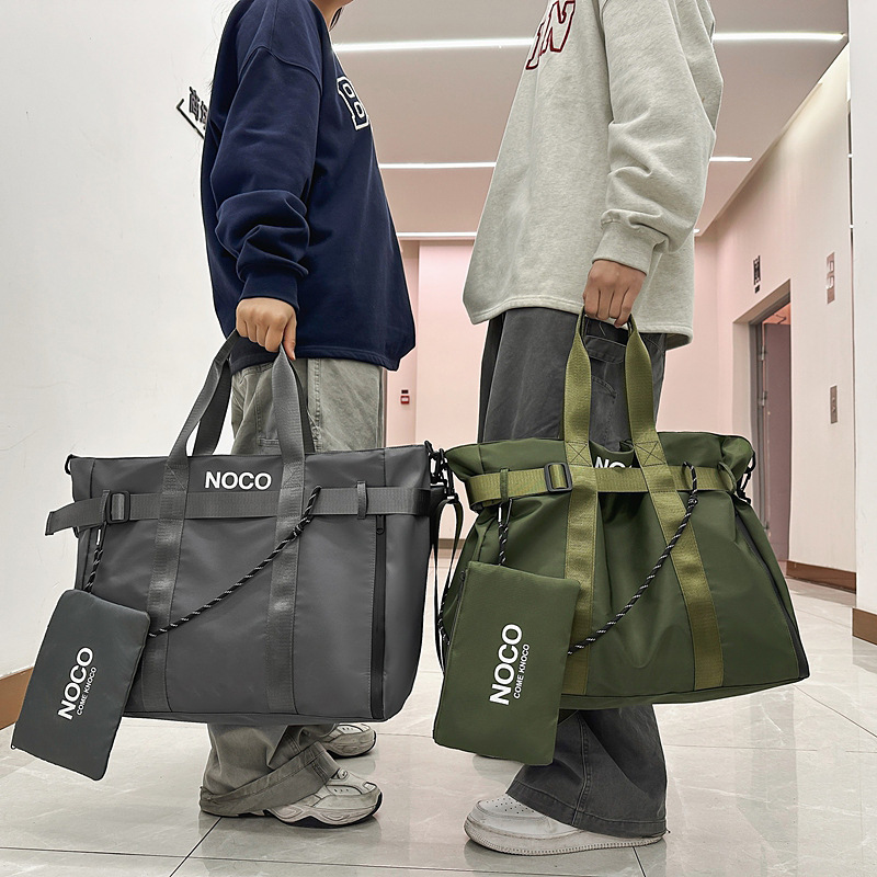 Korean-style simple and trendy outdoor sports bag for men and women, lightweight hand-held travel bag, outdoor yoga and fitness storage bag details Picture