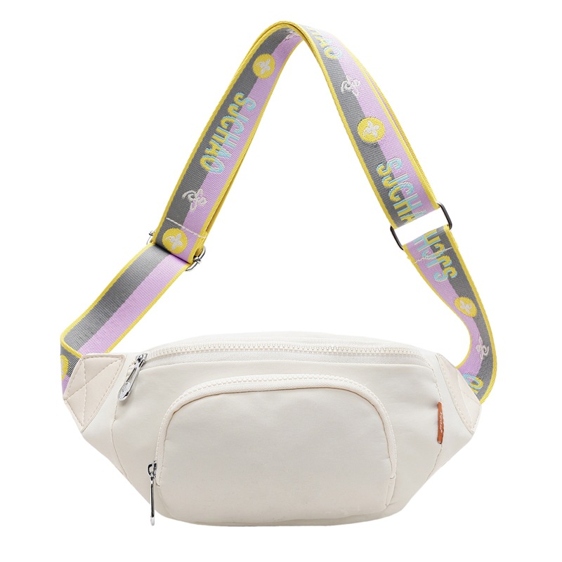 Fashionable men's crossbody small bags, women's waist bags, disco chest bags, hip-hop street trend, student personality single-shoulder bags, women's fashion Item Picture