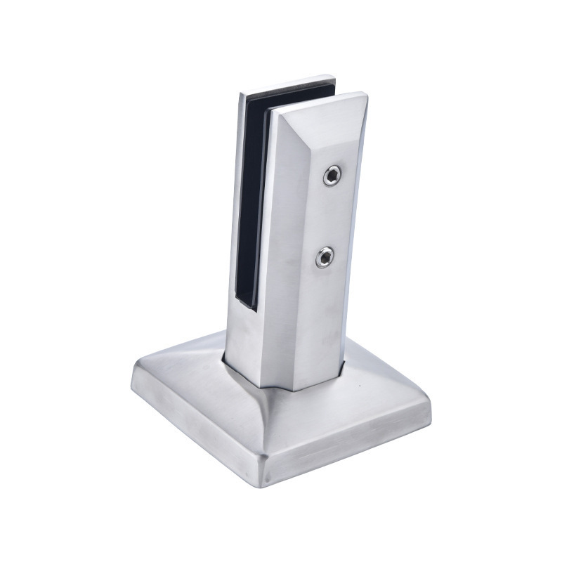 304 stainless steel glass clamp, bathroom swimming pool clamp, non-drilling base, fixed staircase, tempered glass clamp 201 Item Picture