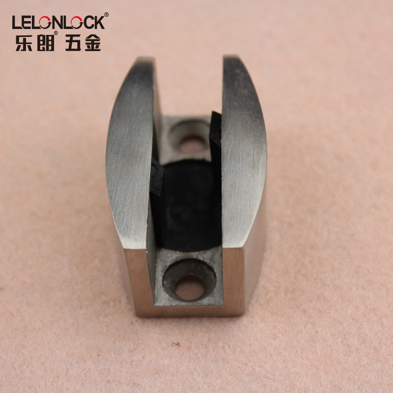 Factory wholesale glass sliding door accessories, 8-12mm adjustable one-piece door swing stop for sliding doors Specification drawing