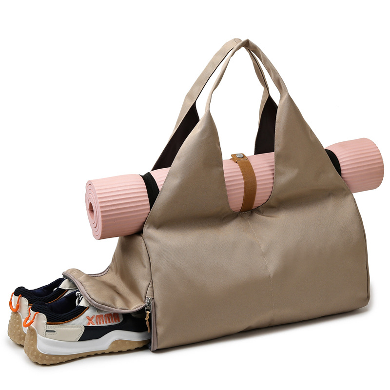 Cross-border lightweight sports training bag, large-capacity travel bag, dry and wet separation luggage storage bag, hand-held fitness bag Specification drawing