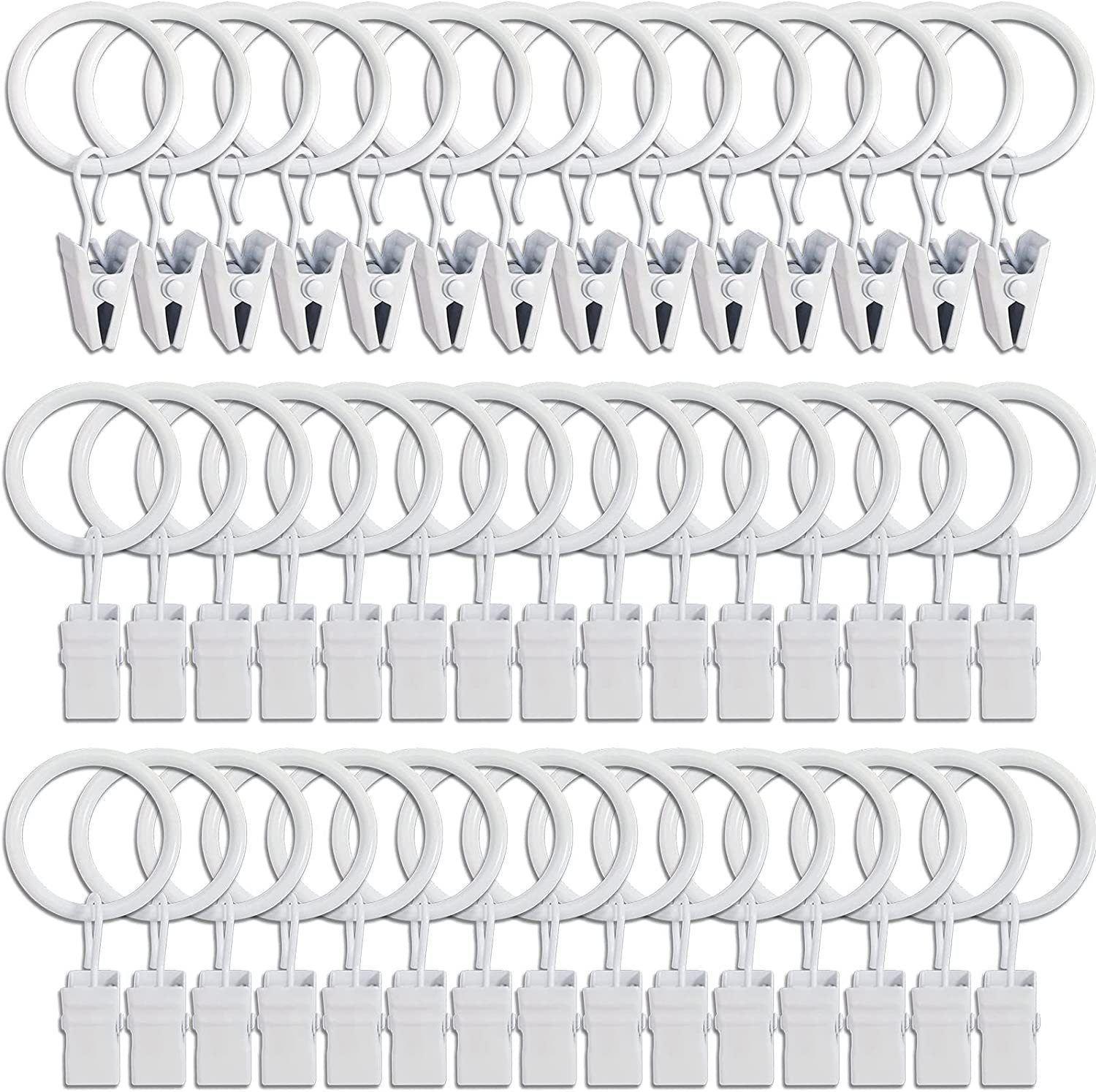 Curtain ring clip 3.5*38MM, curtain hook Roman ring, metal bath curtain ring factory direct sales details Picture