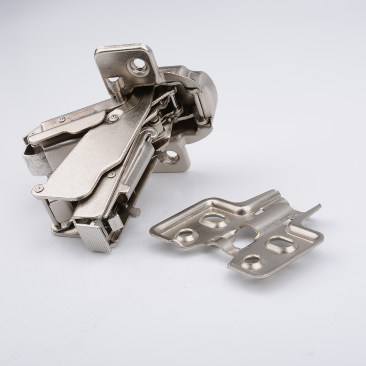 Factory direct supply of 165-degree hydraulic buffer hinges, quick-installation special Angle hinges, 175-degree large Angle hinges details Picture