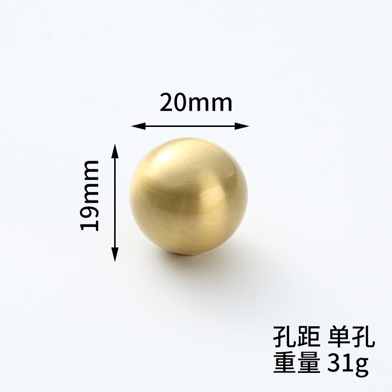 New Chinese-style single-hole all-copper furniture cabinet handles, household bedroom brass wardrobe drawer cabinet door handles in stock Application Scenario