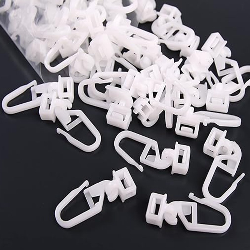 Curtain accessories: 50 sets of small wing track pulleys, curtain silent pulleys Application Scenario