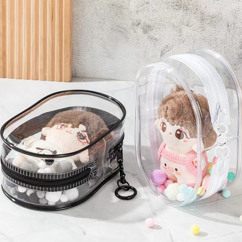 Pop Mart Pain Bag, Sun-dried three-dimensional pvc bag, closed transparent baby bag, blind box, display and storage bag, plastic bone Item Picture