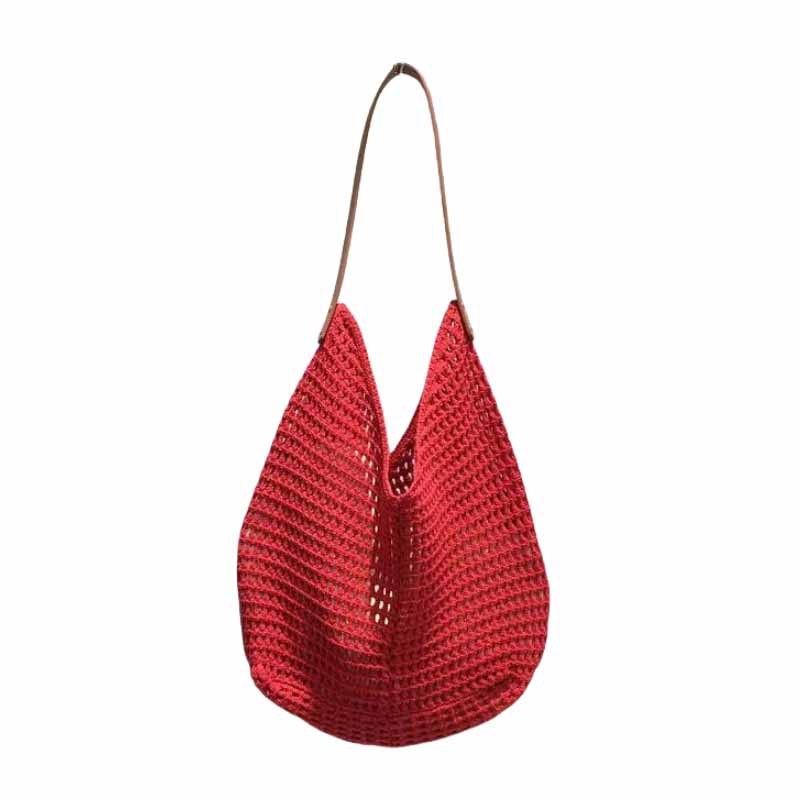 2025 New style knitted bags, woven bags, shoulder bags, Thai casual women's bags, seaside vacation style Bohemian bags Item Picture