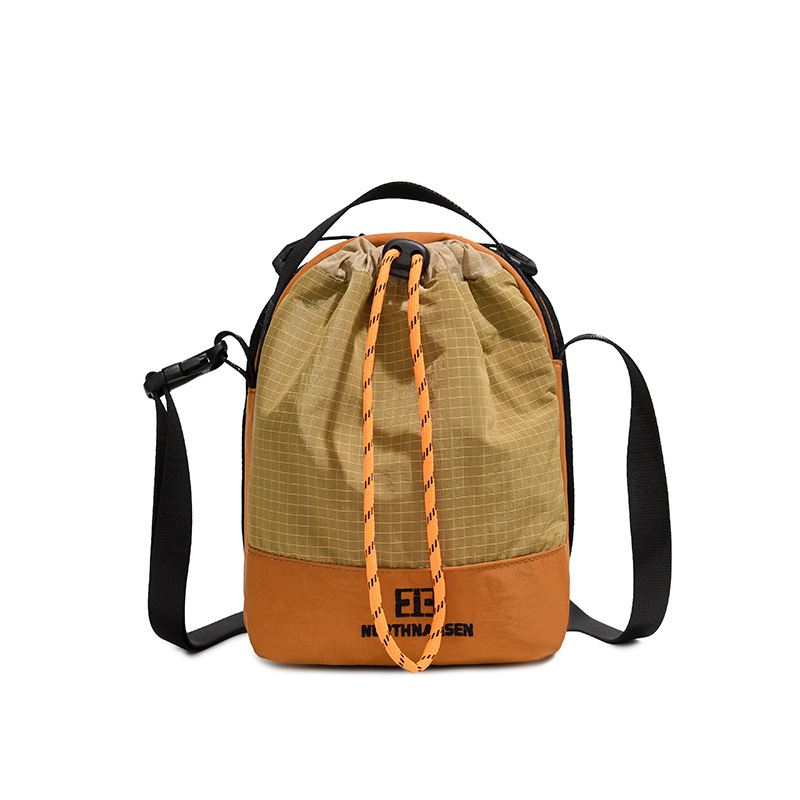 Water Bottle Bag 2025 Korean version solid color single-shoulder bag, multi-functional waterproof lightweight mini bag, casual mobile phone single-shoulder bag Item Picture