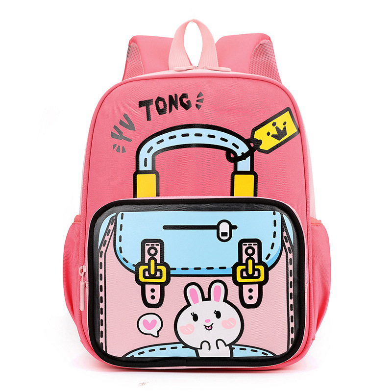Cross-border children's schoolbags and kindergarten schoolbags, new cartoon cute boys' and girls' backpacks, lightweight and load-reducing backpacks Item Picture