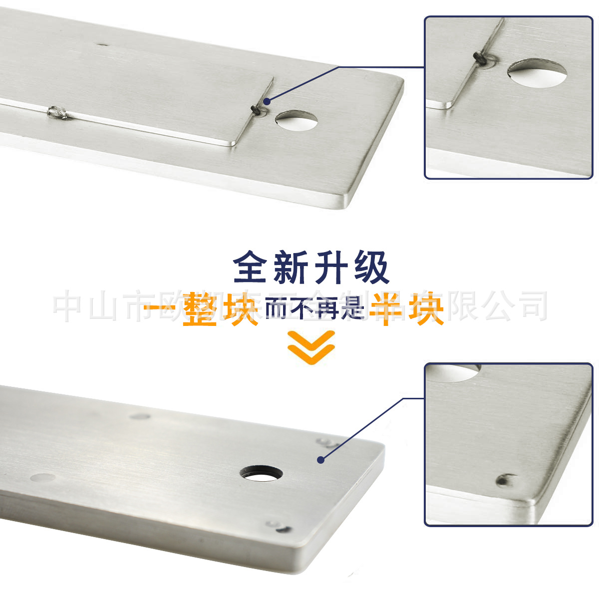 Stainless steel handle for barn door, double-sided interior wooden door, universal American-style bathroom glass door handle Application Scenario