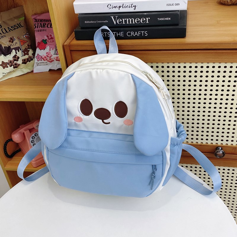 Cross-border cute puppy schoolbag, Japanese-style niche soft girl cartoon student children's double-shoulder travel backpack Application Scenario