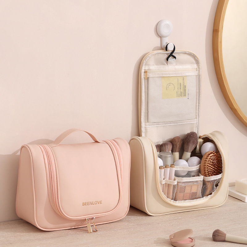 Runhui's new Naisi hand-held hanging toiletry bag, travel waterproof toiletry bag, makeup bag, large capacity, one-piece consignment full figure