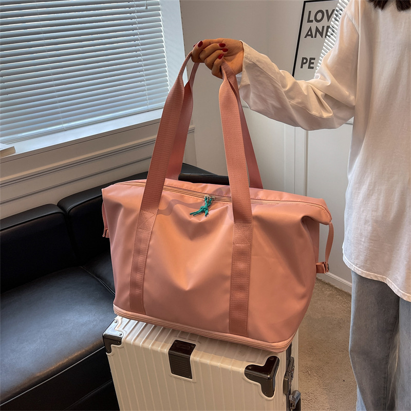 New travel bags, hand-carry, casual outdoor travel, short business trip luggage bags, yoga bags, dry and wet separation fitness bags Specification drawing