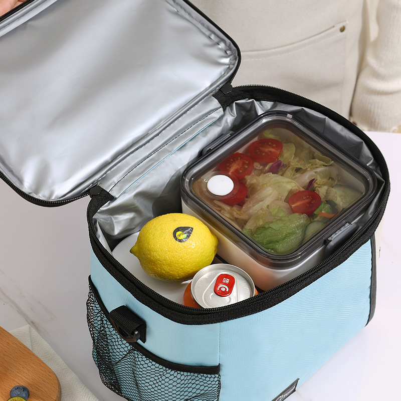 Runhui Dopamine single-shoulder insulated ice Pack Office Worker Lunch Box bag, Student lunch box handbag, Outdoor insulated bag Specification drawing