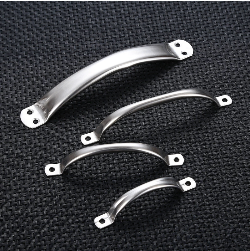【 Dongxin Hardware 】 Simple round tube handle/cutting board handle/chopping board handle, stainless steel hollow tube handle details Picture