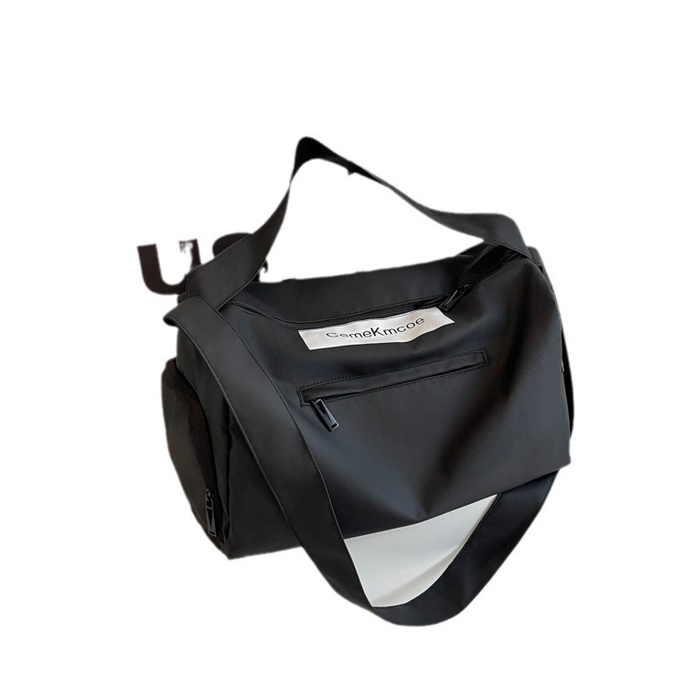 Korean version short-distance travel bag, large-capacity, lightweight sports swimming and fitness bag, suitable for both men and women, business trip luggage storage bag Item Picture