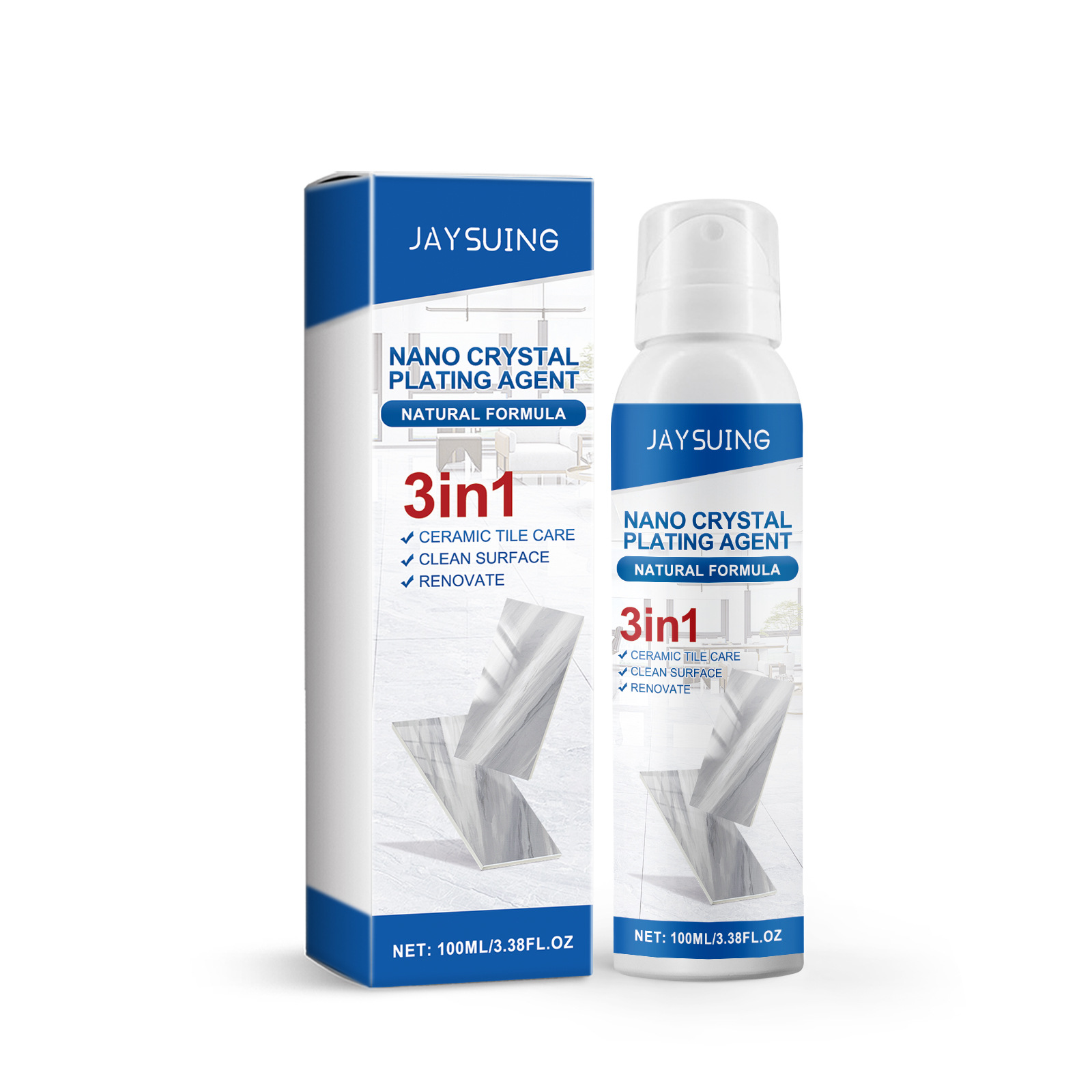 Youdaoplaceholder0 Stone nano crystal coating spray for tile and stone scratches, brightening and refreshing crystal coating agent spray Item Picture