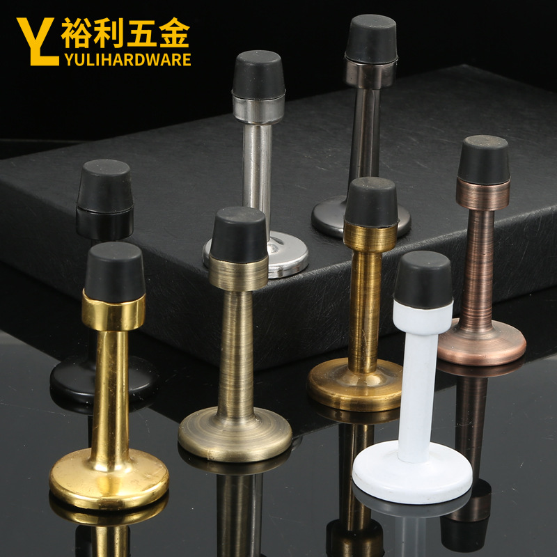 Zinc alloy door top bathroom door stop, anti-collision door stop, extended door stop, household door stop full figure
