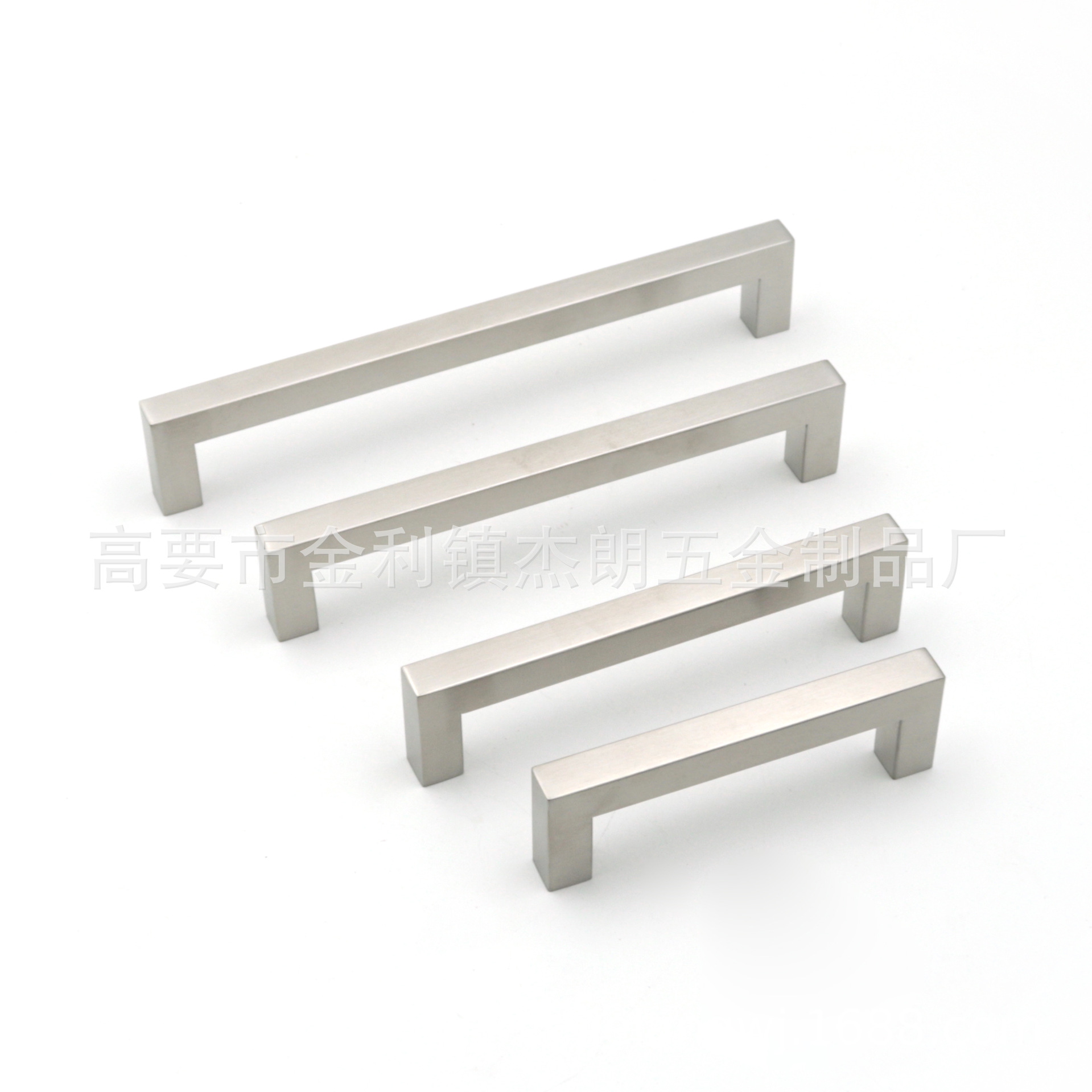 Stainless steel cabinet door handles, modern and simple drawer handles, extended cabinet handles, square furniture hardware Item Picture