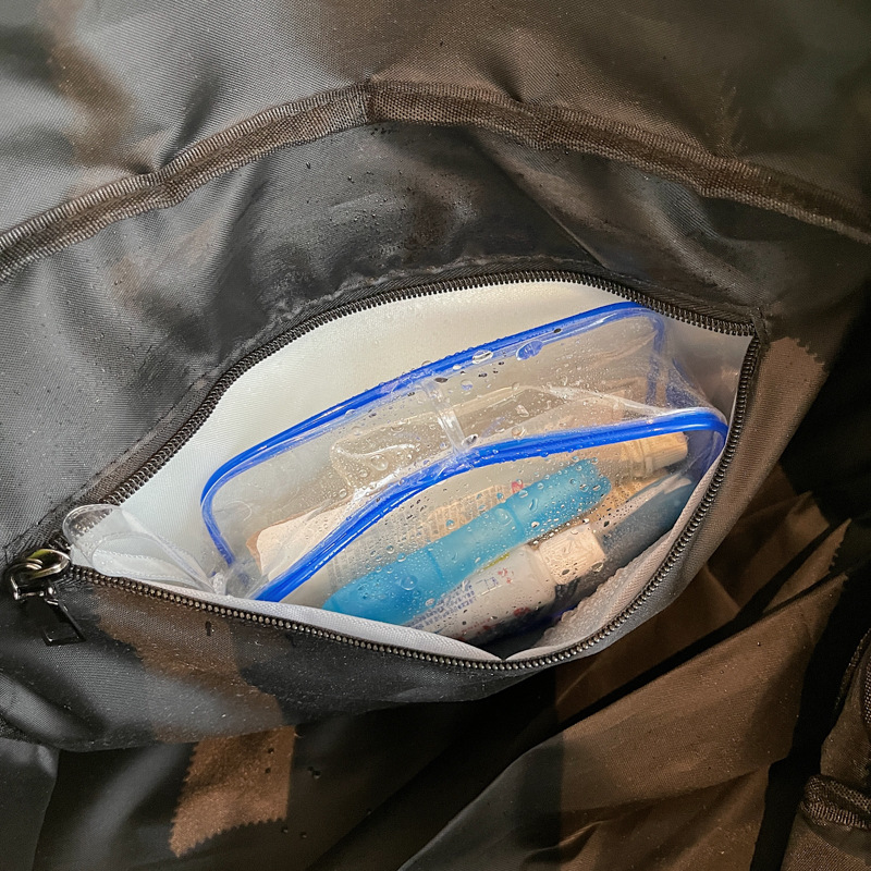 Fitness bag with dry and wet separation, yoga bag, handbag, independent shoe compartment, storage bag, and expandable luggage bag for travel and business trips details Picture