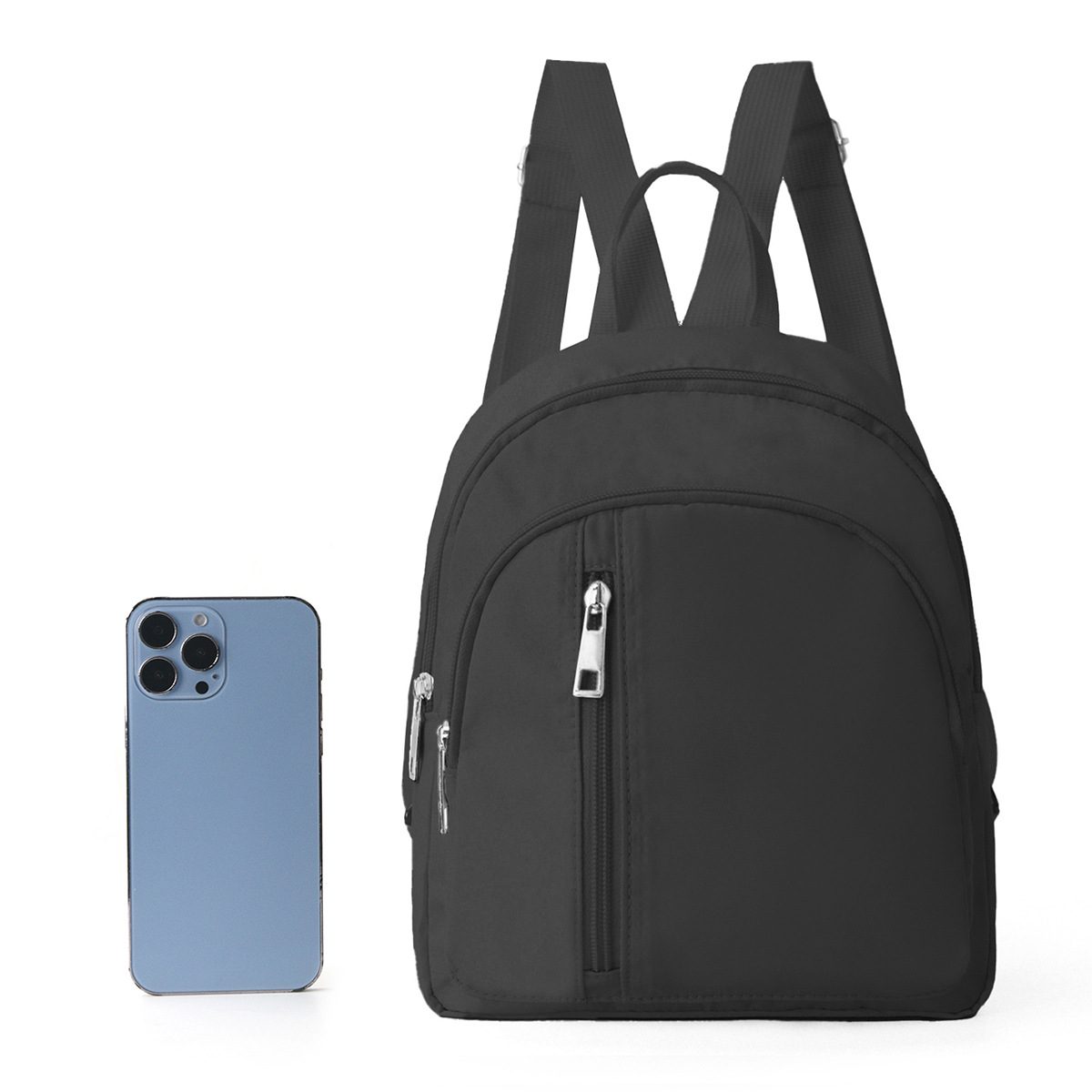 Feihong Cross-border Fashion Backpack is a lightweight, large-capacity portable backpack with adjustable straps and a high level of appearance for casual schoolbags Specification drawing