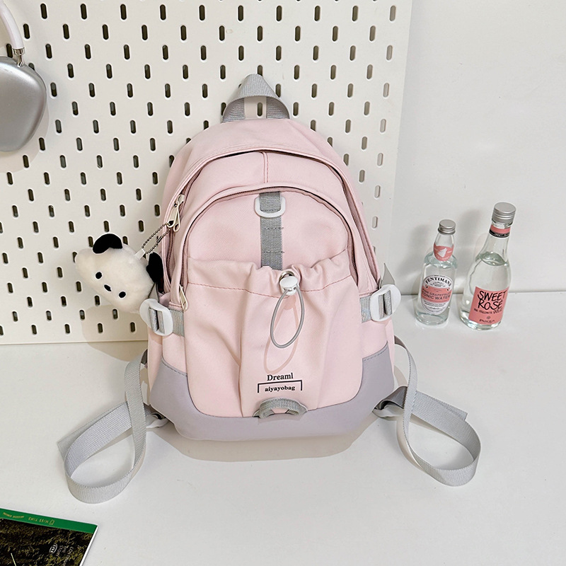 Korean-style cute mini backpack for girls, lightweight new trendy nylon small backpack, forest-themed junior high school girl schoolbag Application Scenario