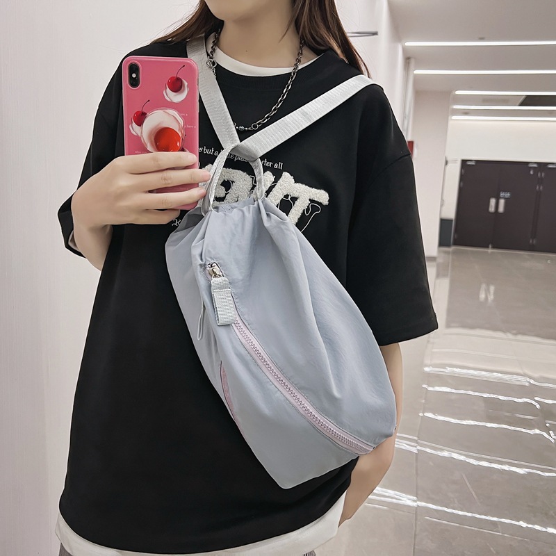 Multi-functional single-shoulder chest bag, fitness backpack, waterproof yoga bag, sports crossbody bag, large-capacity cycling class bag details Picture