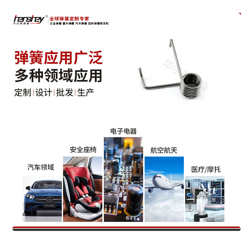 We produce stainless steel 304 durable torsion tension spring handles and torsion springs based on provided drawings or samples Specification drawing