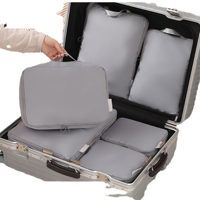 Cross-border travel compressed memory fabric storage bag, waterproof large-capacity storage bag, clothing and luggage storage and organization bag details Picture