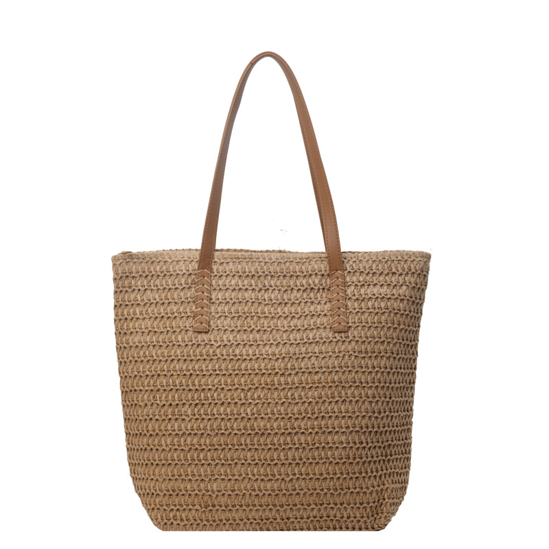 A new 2025 trendy, fashionable, simple and large-capacity single-shoulder bag for women, a casual commuting tote bag Item Picture