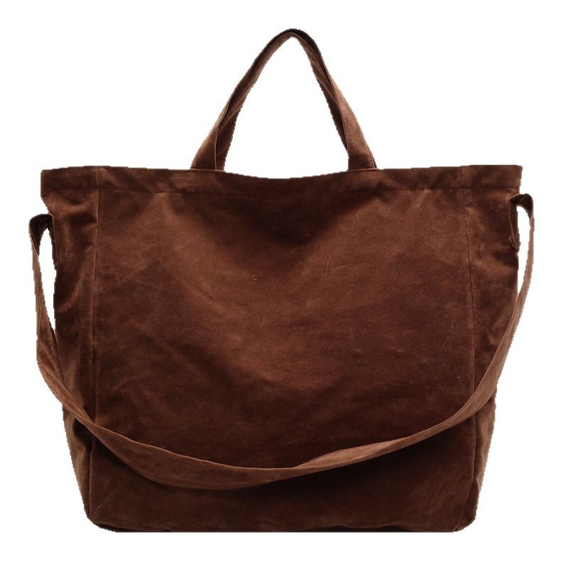 A niche retro suede bag for women, a new winter 2024 fashion trend bucket bag with a stylish and chic texture, and a crossbody bag Item Picture