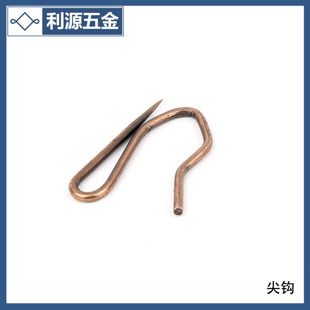 Source Head manufacturer's home curtain hanging rings, iron rings with pointed hooks, curtain iron sheet rings with ear rings, hanging rings Application Scenario