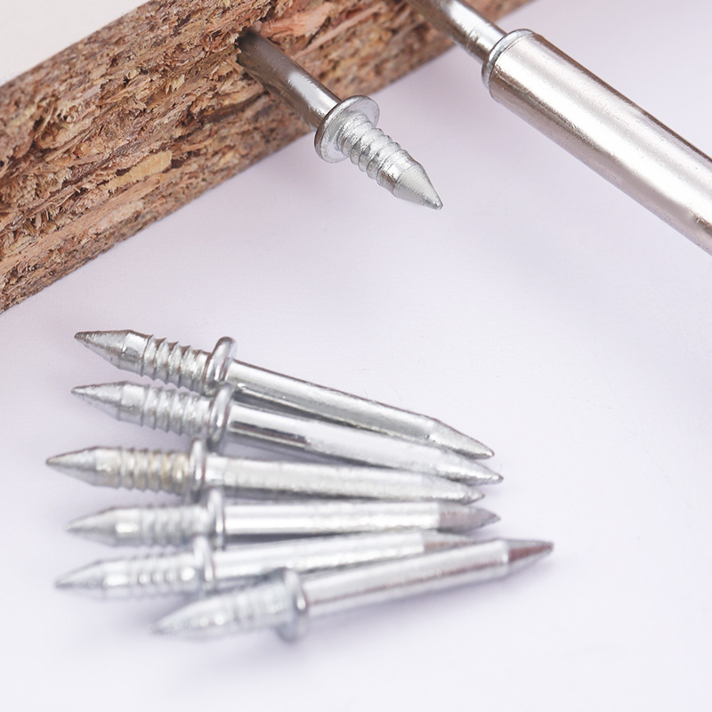 Wholesale skirting board seamless nails, two-end pointed fixed nails, double-edge sealed nails without holes, sleeve iron nails, woodworking sheep horn nails Application Scenario