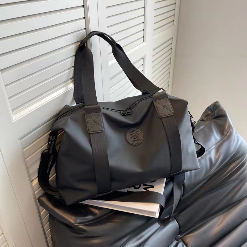 Men's large-capacity hand-held Oxford cloth storage bag, sports and fitness bag, women's casual travel luggage bag full figure