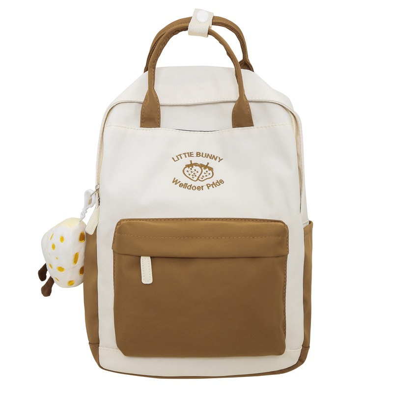 Niche design, high appearance level, schoolbag for girls, Japanese-style handbag, backpack, casual backpack for junior high school, high school and college students Item Picture