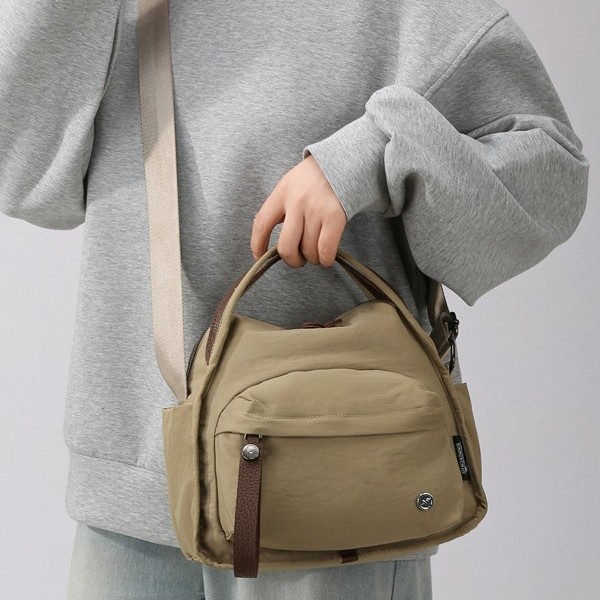 Cross-border simple, lightweight and casual bag, fashionable and versatile Oxford fabric women's crossbody bag, single-shoulder hand-carry commuting bag details Picture