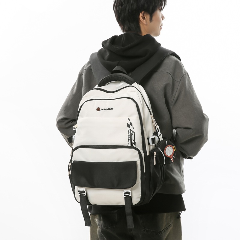 2024 New high-quality junior high school backpack for boys, Korean style ins large-capacity, high-appearance-level high school student backpacks details Picture