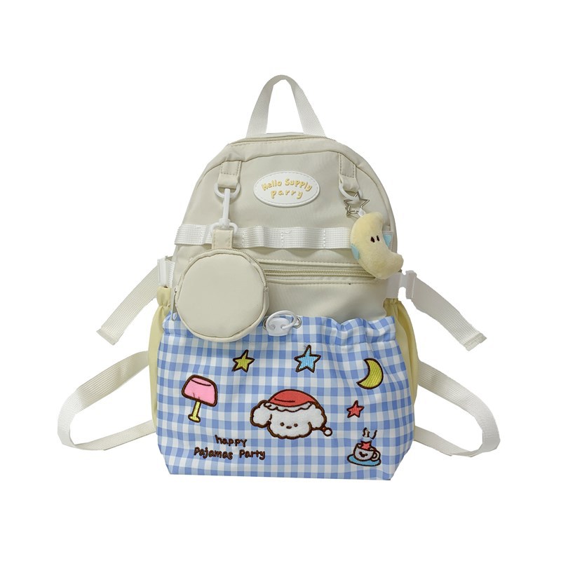 A lazy summer forest-themed backpack, a popular college student girl, with a high level of appearance and a cute backpack for a trip Item Picture