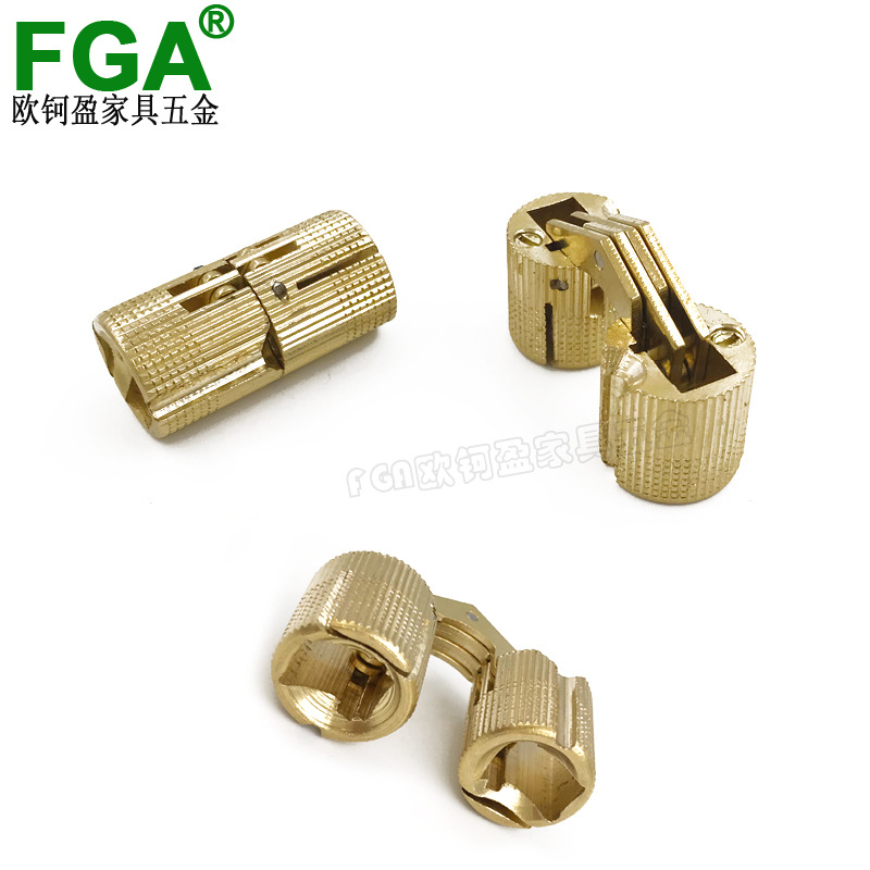 Foreign trade export single-hinged invisible hinges, pure copper concealed hinges, wooden boxes, gift boxes, jewelry boxes, mini hardware accessories Application Scenario