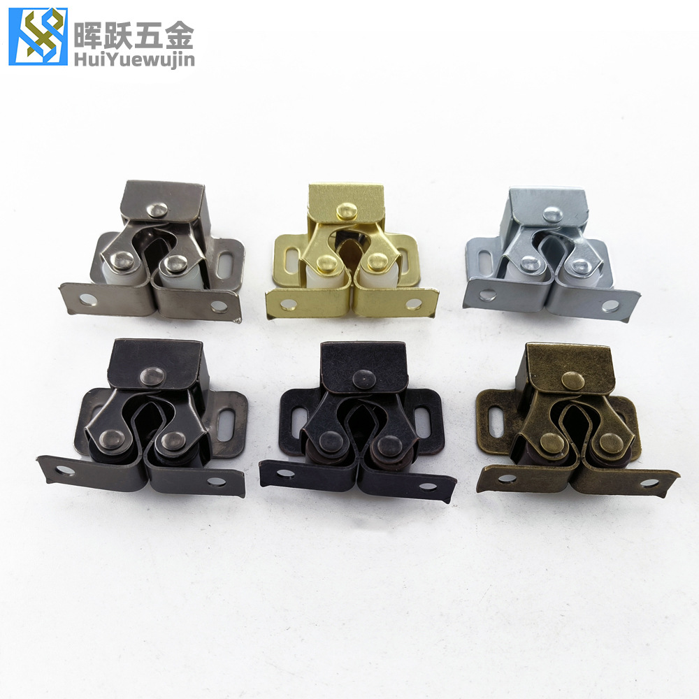 Factory direct supply of home decoration building materials, door and window accessories, low foot door clips, cabinet sliding door clips, spring clips, and furniture door clips Specification drawing