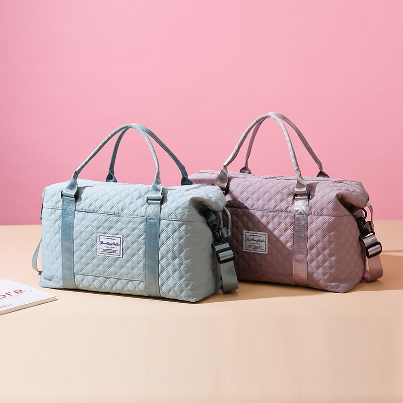 Customized travel bags, large-capacity yoga bags, single-shoulder delivery boarding bags, wholesale dry and wet separation fitness bags details Picture