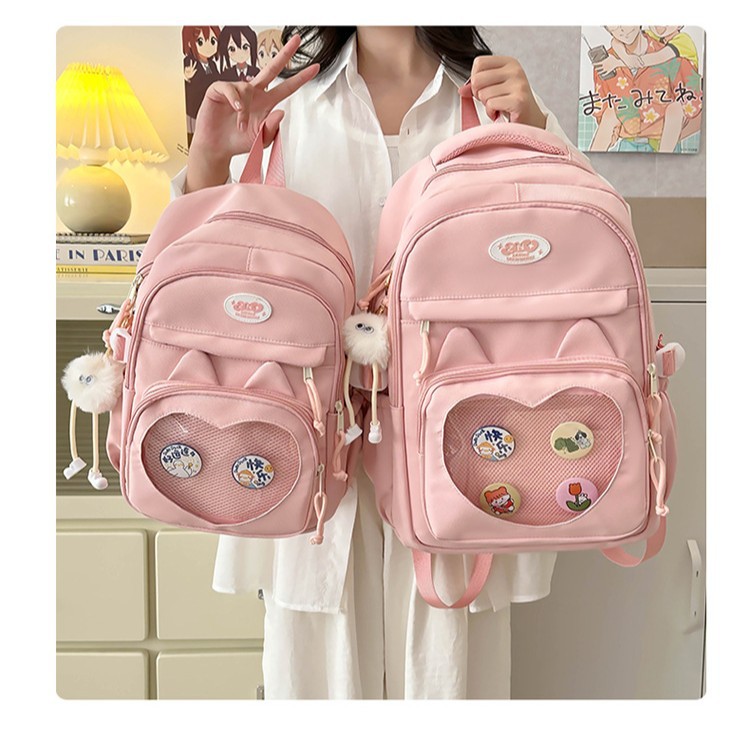 New versatile cartoon backpack for high school and junior high school students, large-capacity schoolbag, sports computer and casual backpack for college students full figure